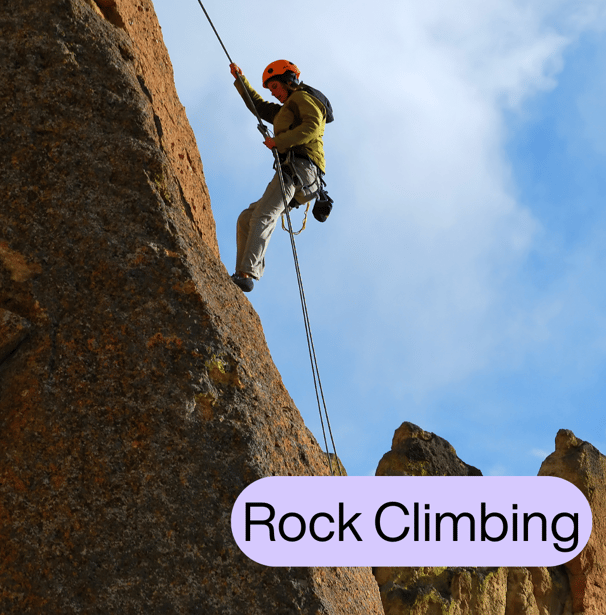 rock climbing
