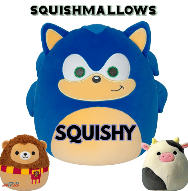 Squishmallow a stuffed animal with a stuffed animal and a stuffed animal
