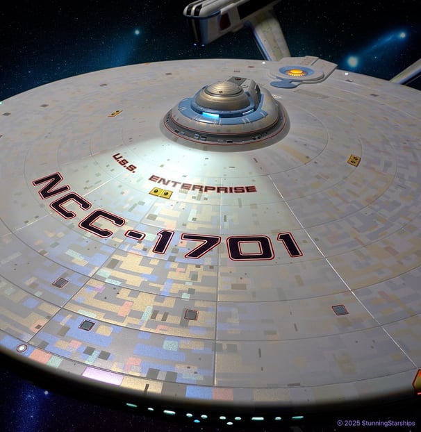 Star Trek U.S.S. Enterprise Refit as seen in Star Trek-The Motion Picture.