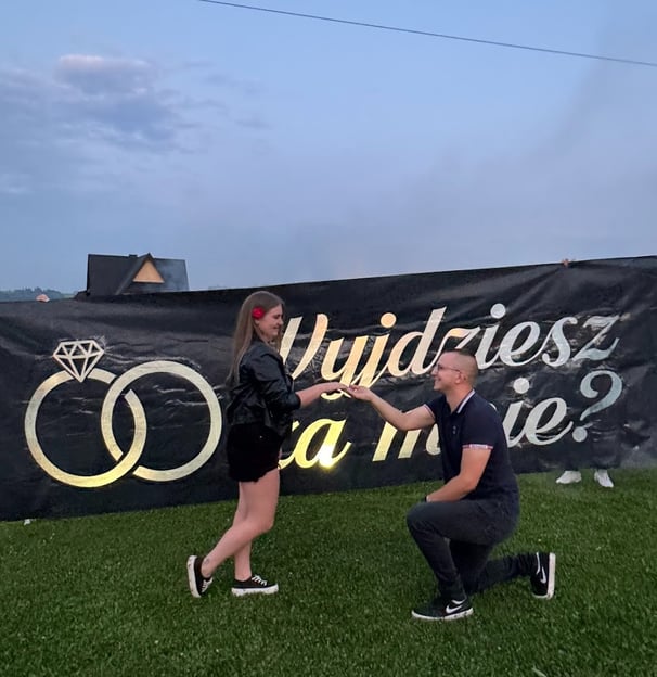 pirobaner wyjdziesz za mnie wyjątkowe zaręczyny