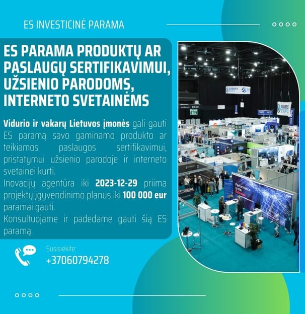 Verslo parama 2023