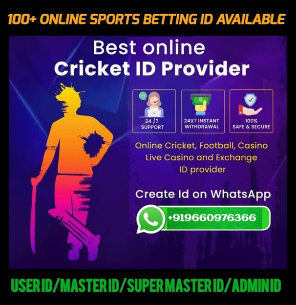 ONLINE CRICKET BETTING ID AVAILABLE DL MDL SMDL MASTER ID SUPER MASTER ID ADMIN ID AVAILABLE