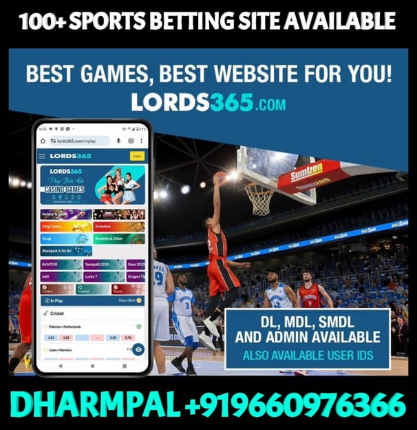 ONLINE CRICKET BETTING ID AVAILABLE DL MDL SMDL MASTER ID SUPER MASTER ID ADMIN ID AVAILABLE
