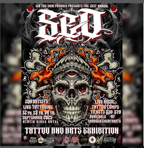 South East Queensland Tattoo Expo flyer 