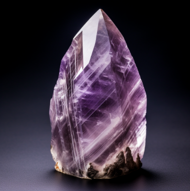 chevron amethyst crystal