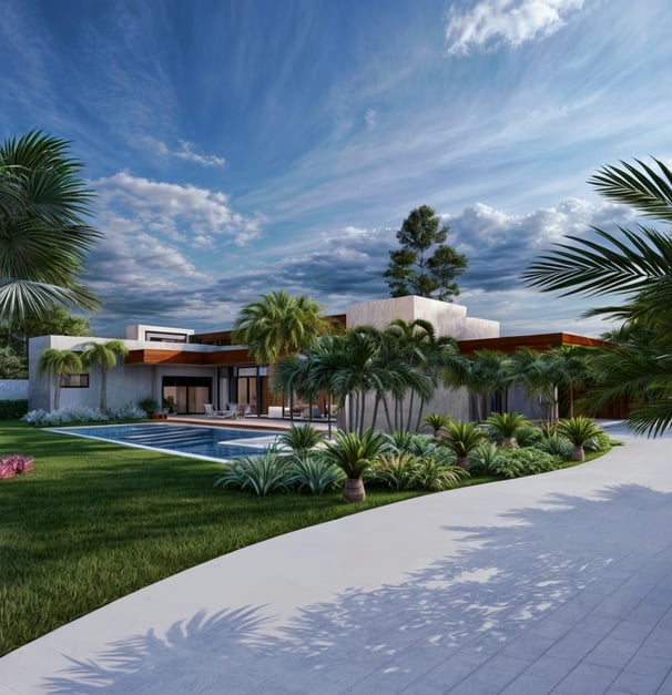Projeto residencial moderno em Monte Mor - Aborin Arquitetura