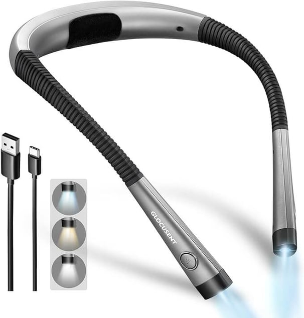 Exploring the Glocusent LED Neck Light: A Perfect Companion for Reading and Crafting