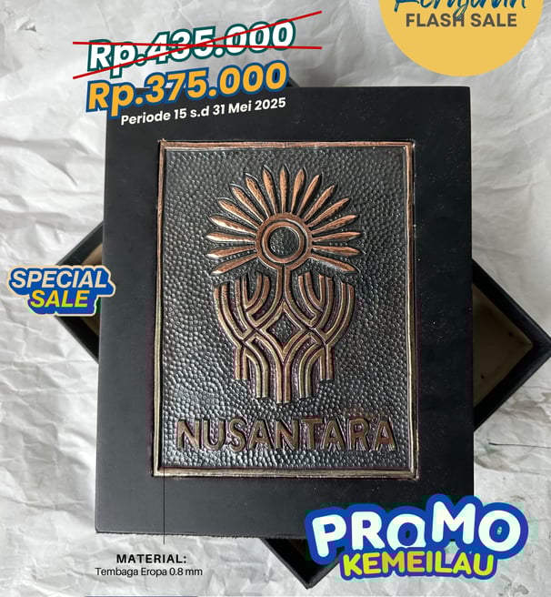 souvenir tembaga IKN