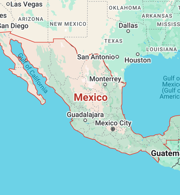 Map of Mexico