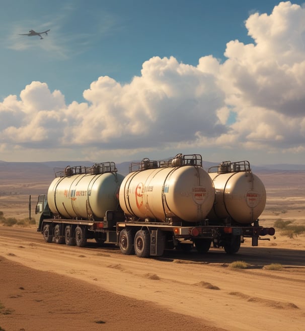 Multiple stacked shipping containers in various colors, including red, green, blue, and orange. The containers are branded with names such as Hapag-Lloyd and China Shipping, and they are stacked on a freight train.