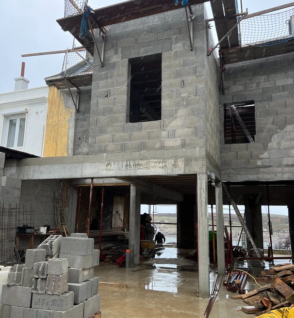 Maison architecte conquêt ,maçonnerie traditionnel