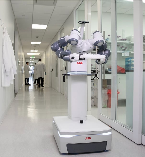 abb mobile robot in hospital