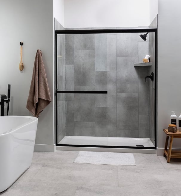 new shower install