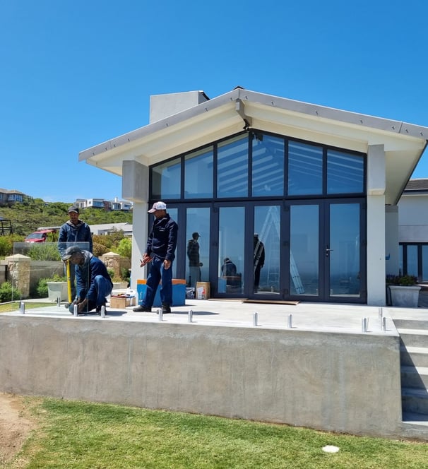 Residential renovation project in Western Cape