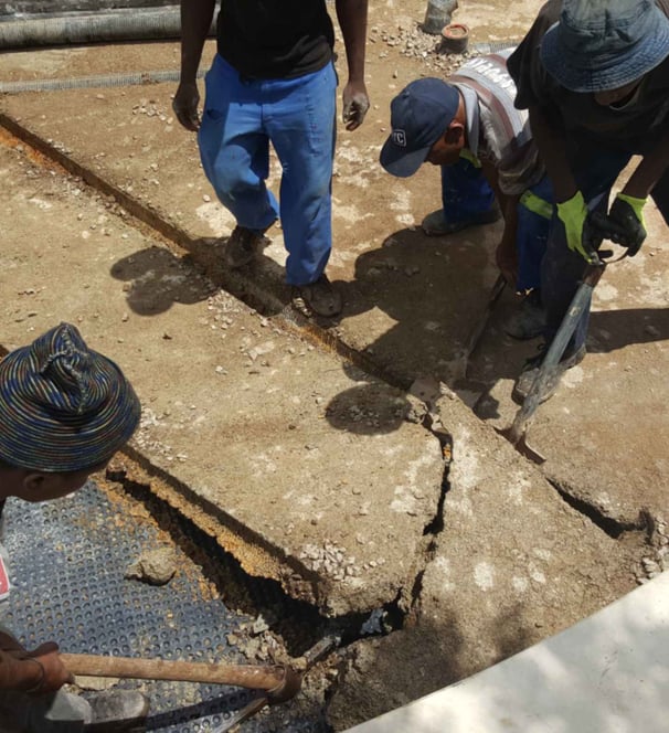 Slab repair waterproofing, Environmental Pro Construction