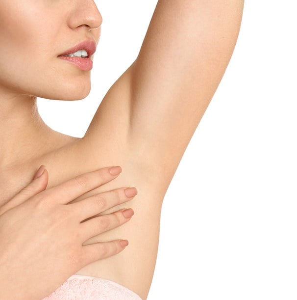 laser hair under arm