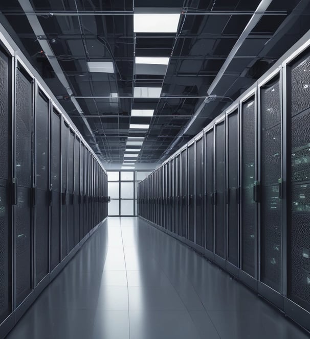 a server rack with many different types of servers
