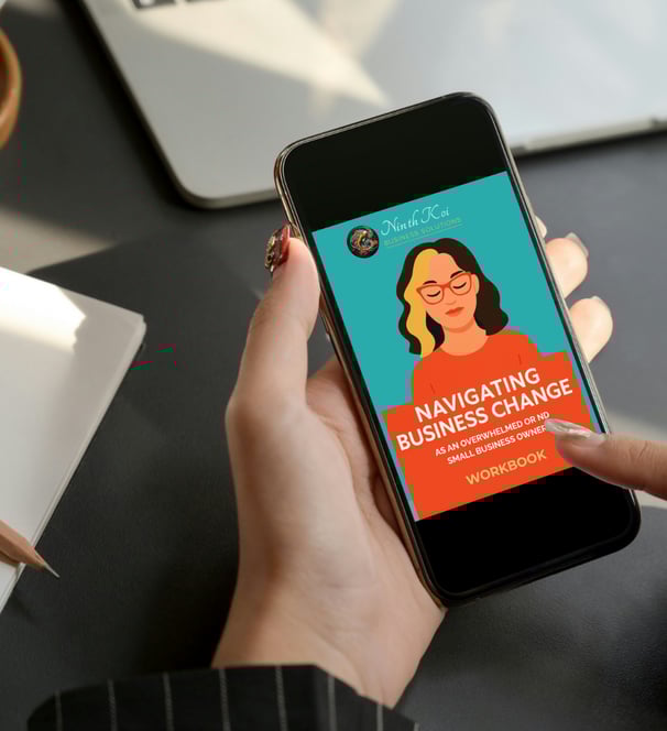 Image of the workbook cover page on a mobile phone