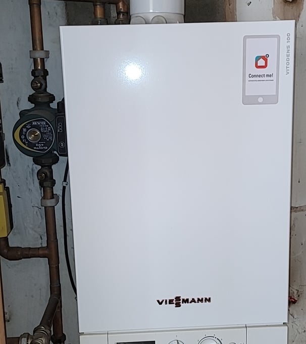 Old boiler system before combi upgrade in Skegness"