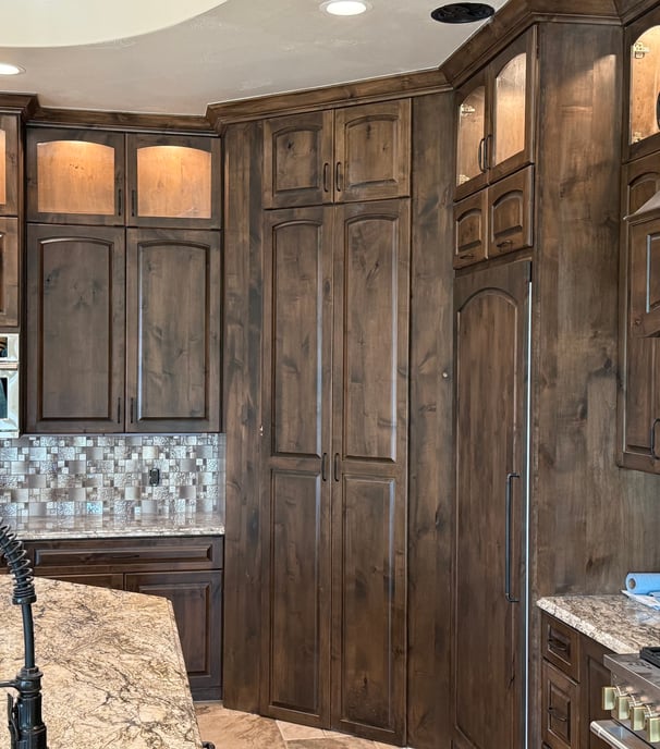 San Antonio Ornate Custom Cabinets