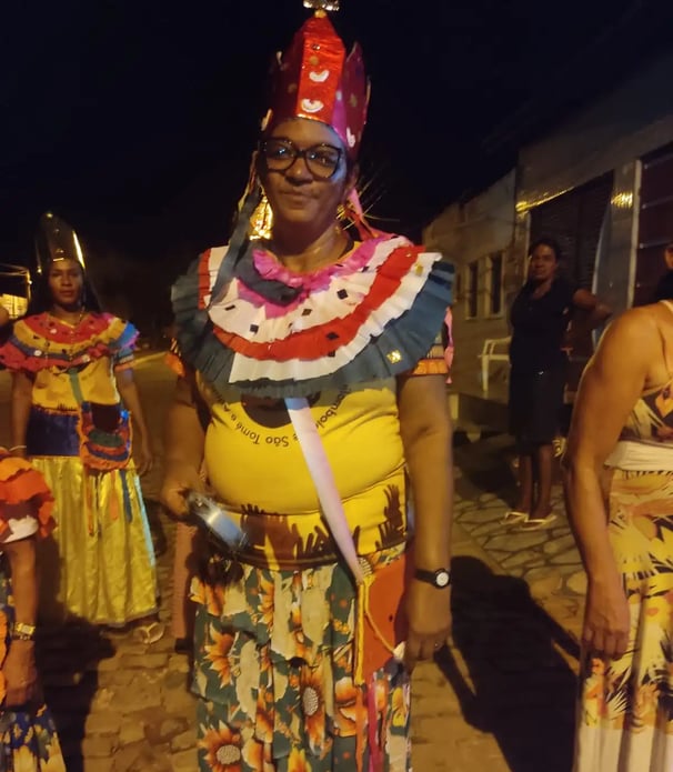Joelma Alves, Ciganinha e filha de fundador das Festas de Santos Reis em São Tomé