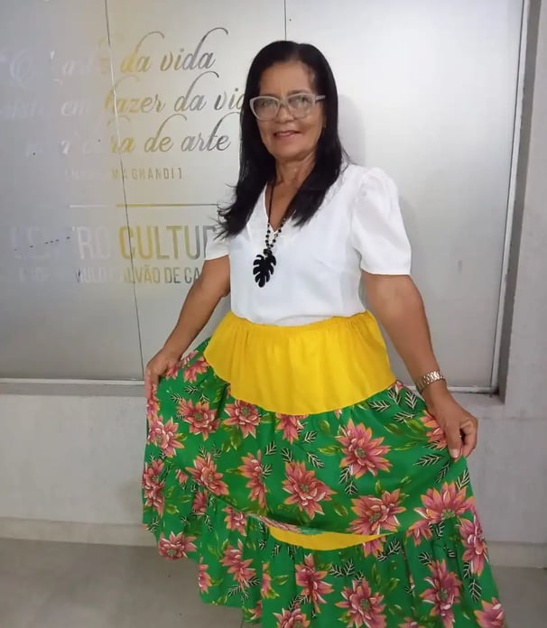 Julieta Borges, professora e monitora cultural do grupo ConViver em São Tomé