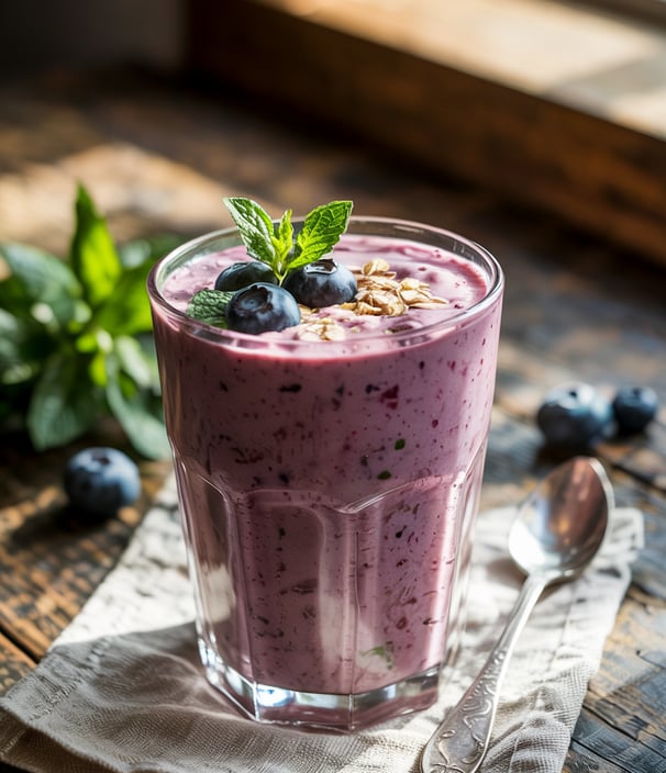 blueberry oatmeal smoothie