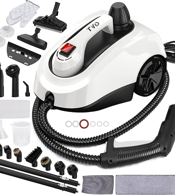 TVD Steam Cleaner, Heavy Duty Steamer with 26 Accessories Today -34% $105.99 Only on amazon!