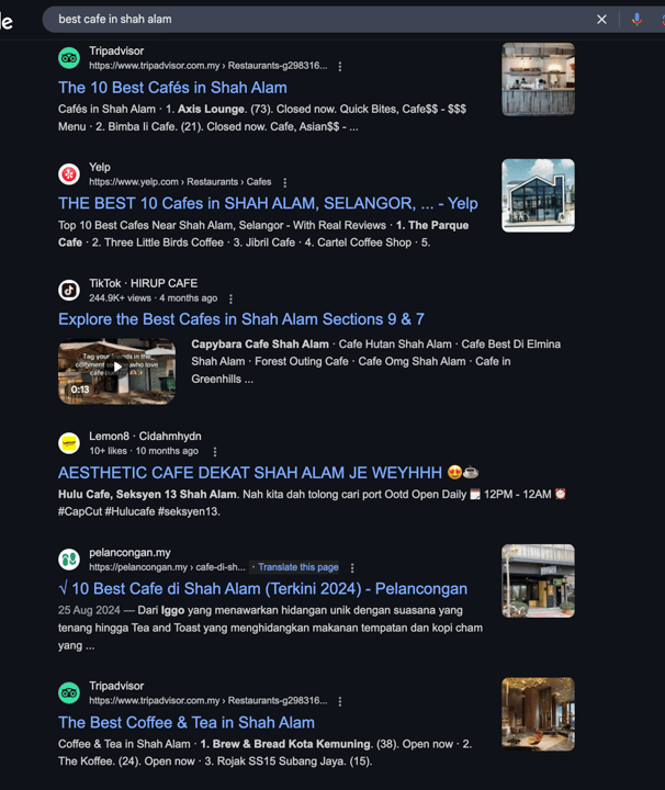 hasil carian google