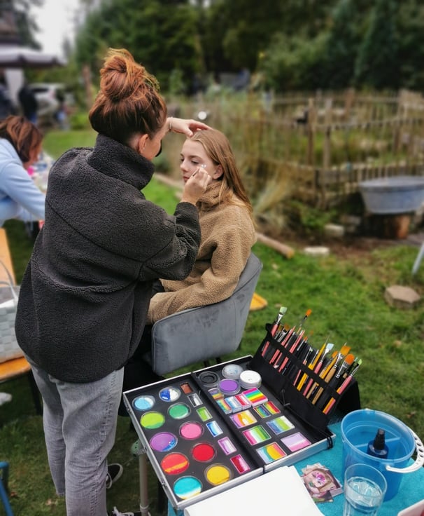 Kinderschminken Kindergeburtstag Pinselbunt Pinneberg