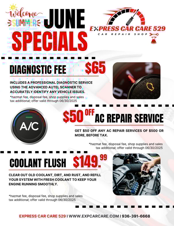 a flyer for a car service