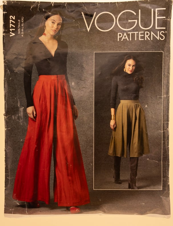 Vogue Patterns V1772 Misses Pants
