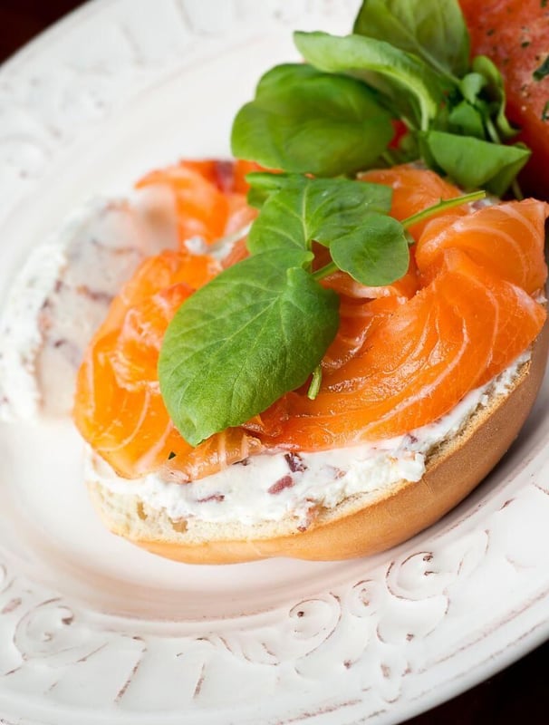 Hearty Salmon Morning Stack