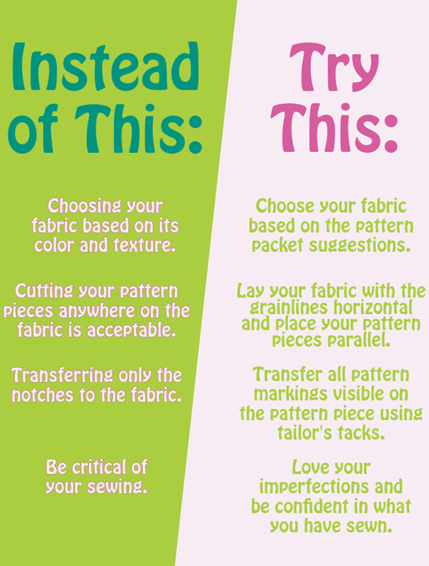Do’s and dont’s of sewing