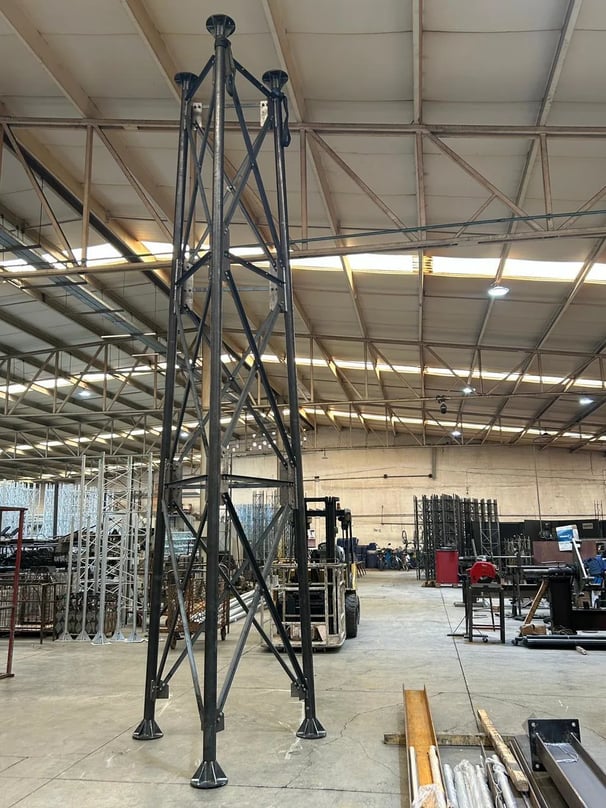 Telecom Tower Fabrication; Three Legged Self Supported Tower Fabrication; Guyed Tower