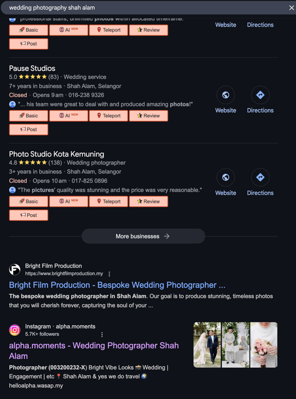 strategi local seo