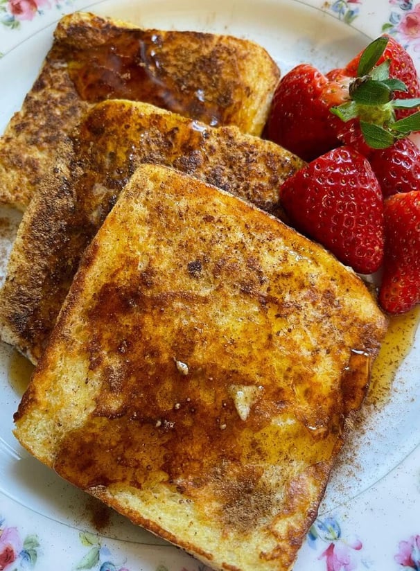 cinnamon vanilla protein toast