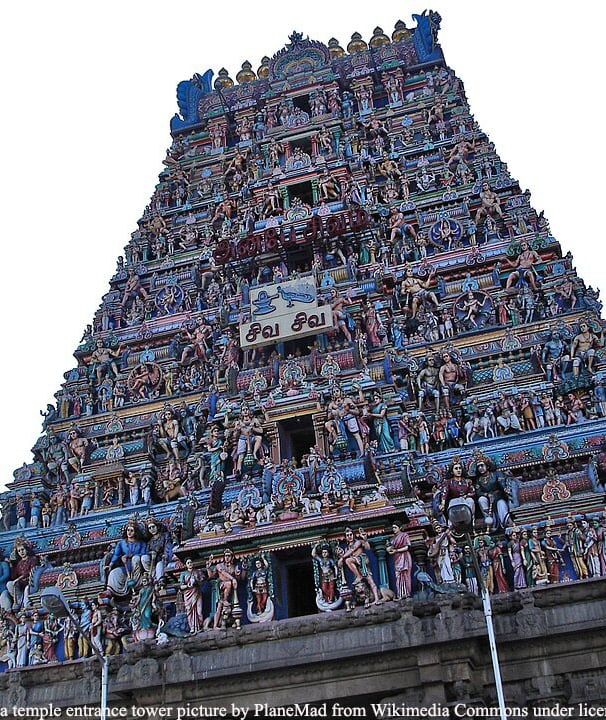 Kapaleeswarar Temple gopuram – South India tour package