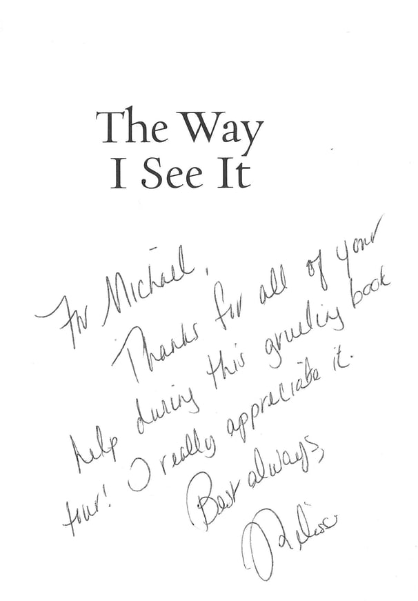 Melissa Sue Anderson signed her memoir