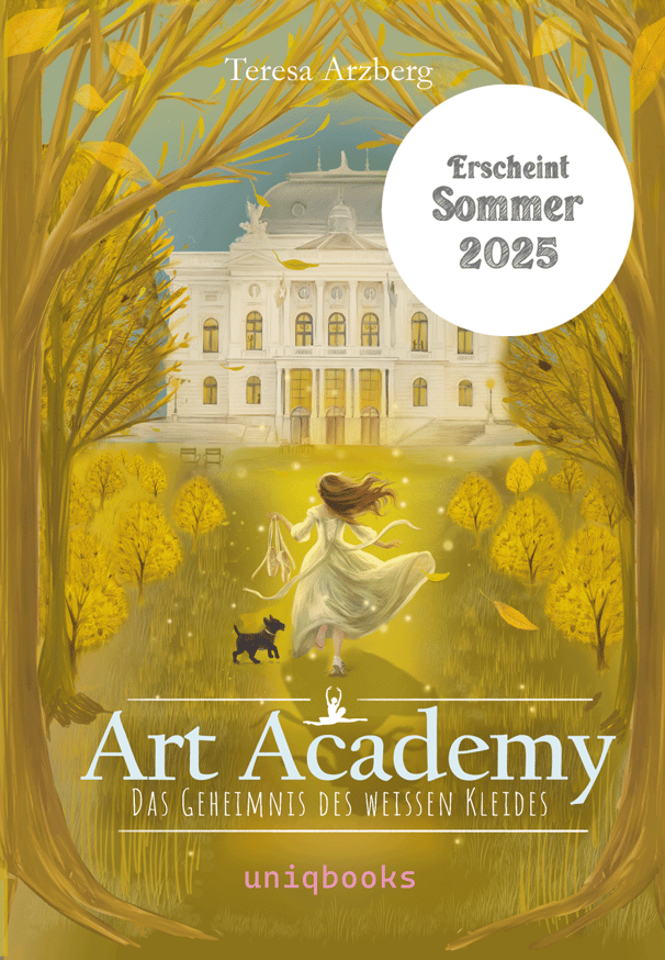 Kinderbuch, Cover, Art Academy Band 1, Autor Teresa Arzberg, Illustration Franziska Rosenteich