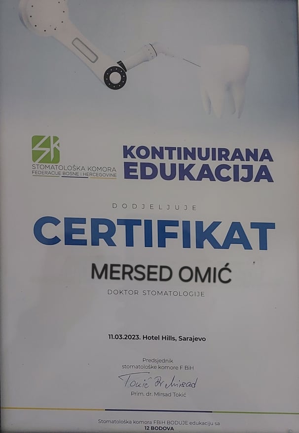 Certifikati sa edukacija