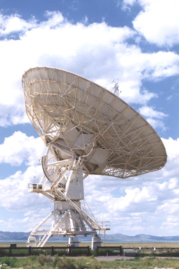 "Satellite Dish at the Very Large Array in New Mexico"