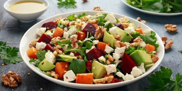 une salade composée