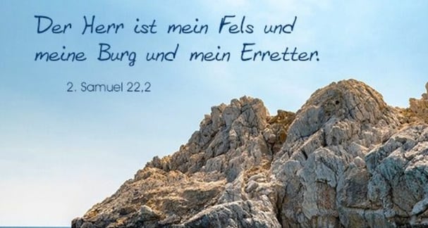 The Lord is my rock, my fortress and my savior