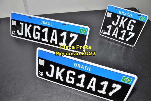 Placa Preta Mercosul Requisitos