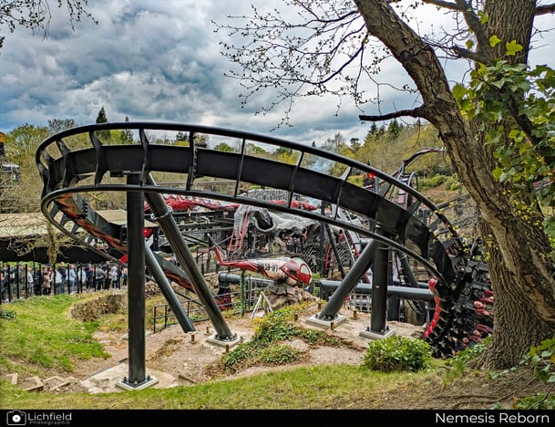 Nemesis Track Curve no riders on it