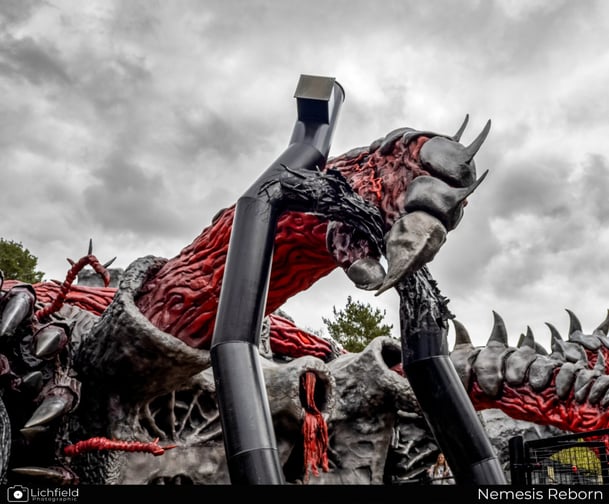 the nemesis creature at Alton towers