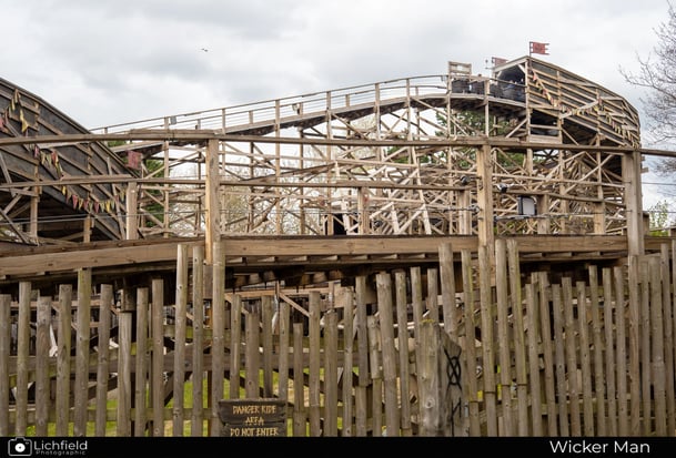 An image of to the wicker man wooden track