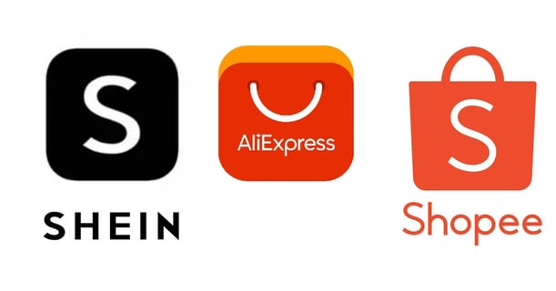 a shopping bag with the words shein and shein