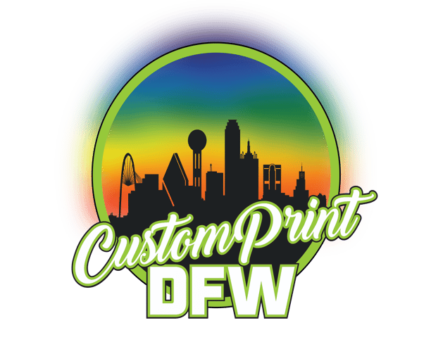 Custom Print DFW logo